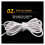 Silicone Foam Sealing Strip, 5 m, Solid White, 3.0 mm Diameter 5