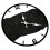 Artistic Tree Growth Pattern Clock Soundless Movements Metal-A 1
