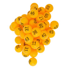 Digital table tennis lottery balls with number game, color expert, for events, schools, and corporate parties