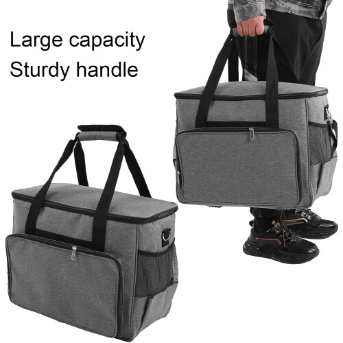 Sewing Machine Bag with Large Capacity, Adjustable Carry Case with Multiple Pockets 1