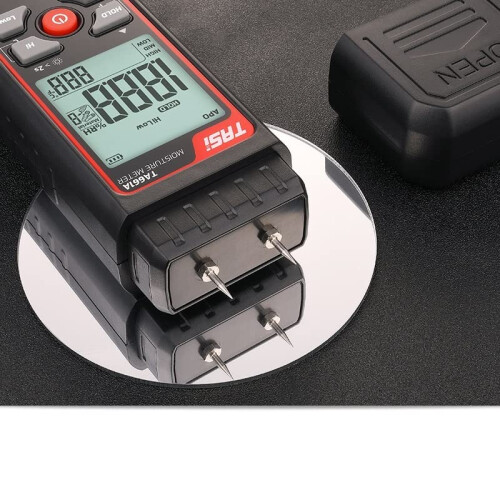 Handheld Wood Moisture Meter TA661A with Rapid Detection and Selectable Material Modes 2