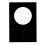 Dartboard Wall Protector Black Square, Lightweight Surround Rings, 6 Pieces 1