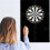 Dartboard Wall Protector Black Square, Lightweight Surround Rings, 6 Pieces 3