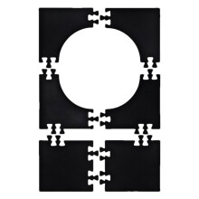 Eva Dartboard Backing Splittable Panels for Safer Dart Play EasytoInstall Wall Protection
