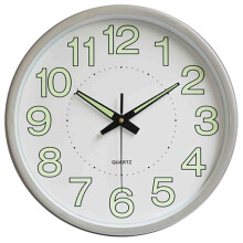 Large Wall Clocks 12Inch Night Light Wall Clock Silent Quartz Movement Waterproof Outdoor Garden Clock