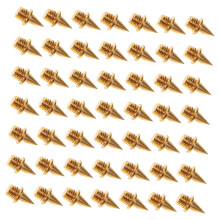 50pcs Steel Track Shoe Spikes for Running Shoes Sprint Jump and Golf Lightweight Durable
