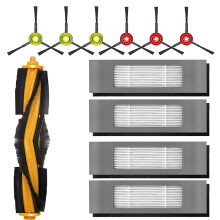 Breiseáin Folúsghlantóir Róbat Éifeachtúla, Ionsú Gruaige Peataí & Trealamh Uasghrádaithe Scagacháin Deannaigh do Ecovacs Deebot Ozmo950