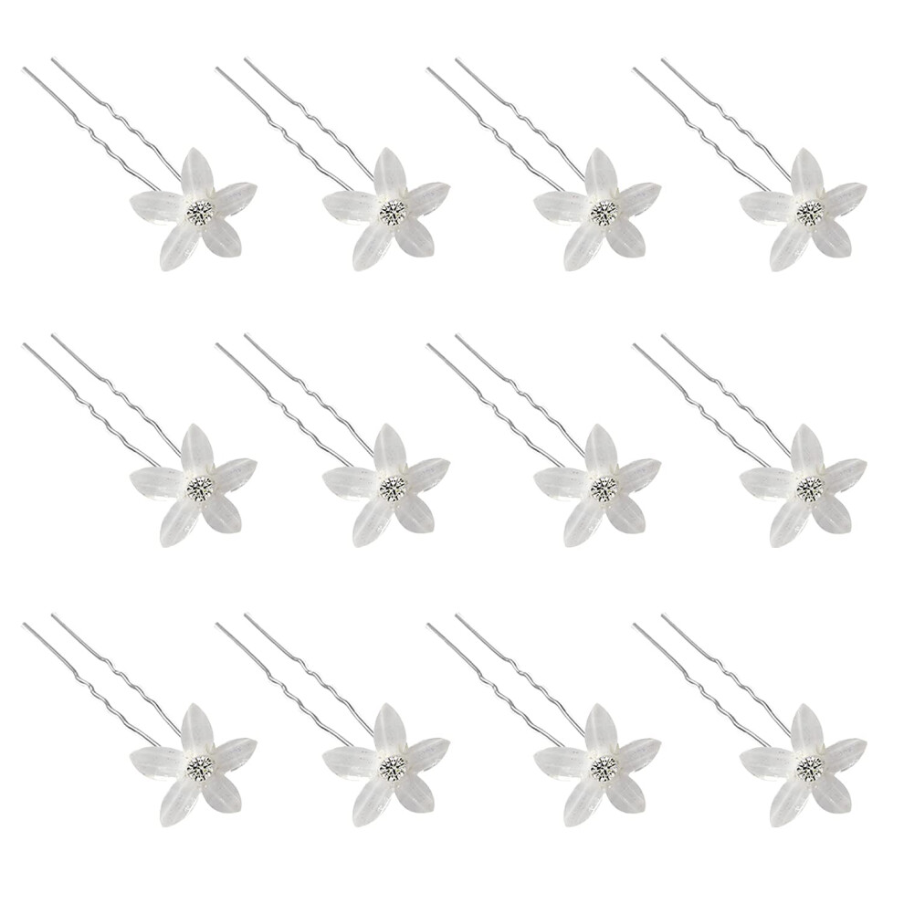Unisex Lightweight, Strong And Durable, Holds Hair Firmly Without Damaging Hairstyle, Elegant Wedding Hair Clips, Stylish Rhinestone Hairpins For Women,