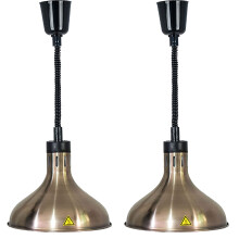 250W food warmer lamp, adjustable 60–180 cm, retractable Ref: 1236