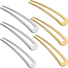 Accesorios para el cabello atemporales, horquillas en forma de U para mujer, material confiable y fácil de usar, adecuadas para fiestas, bodas y