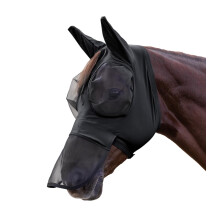 Puck Fly Mask with Nose Protection, Black, VB black VB