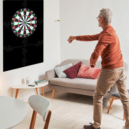 EVA Dartboard Wall Protector – Spliced Square Frame – Lightweight Backboard 1