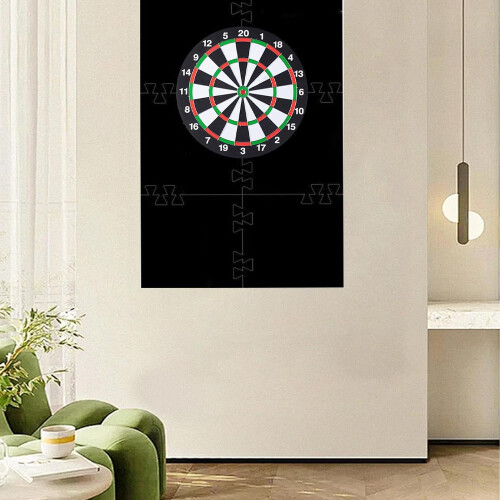 EVA Dartboard Wall Protector – Spliced Square Frame – Lightweight Backboard 2