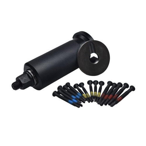 Professional European Lock Cylinder Puller Locksmith Tools with Ergonomic Grip and Storage Bag