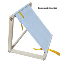 Cadre de couture de croix réglable avec base en-un simple métal