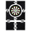 Dartboard Surround  Wall Protector for Dart Game, Dart Play Support 1
