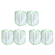 6Pack Large Collapsible Butterfly Habitat Cage with Clear Window for Monarchs and Caterpillar Rearing