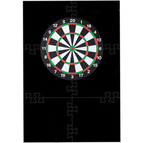Dartboard Wall Protector Surround Ring 17.7' Density Foam Guard for Home Use 1