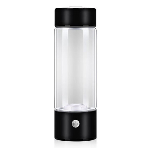 Water Filtration System HydrogenRich Water Cup 420 ml Portable Titanium Filter Ionizer Nero Model Efficiency