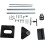 Efficient portable drill guide for woodworking, flexible backplate for easy positioning (black) 5