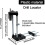 Efficient portable drill guide for woodworking, flexible backplate for easy positioning (black) 4