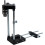 Efficient portable drill guide for woodworking, flexible backplate for easy positioning (black) 2