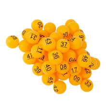 Digital Table Tennis Lottery Balls with Numbers Playing Colour Professional for Event School and Company Parties
