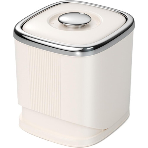 Rice Dispenser with Freshness Lock and Measuring Cup, Large PP Grain Storage for Kitchen Dormitory 2