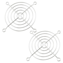 80mm Metal PC Fan Grill Protector Guard for Computer Case Cooling, Protects Fingers and Fan