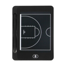 Electronic Basketball Coach Board, 6.5 Inch HalfCourt Board With Lock Function, Coach Screen And Game Plan