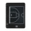 Basketball Strategy Board With Pen For Coaches Game Planning 6.5Inch Size Lock Function 1