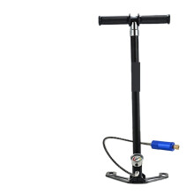 Snorkel Set, 30 MPa Ultra Hard Magnesium Oxide Aluminum Alloy  Pressure Pump for Diving, Black M