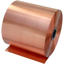 99.9% Pure Copper Sheet Roll 0.1mm Conductivity Foil for Crafts and DIY