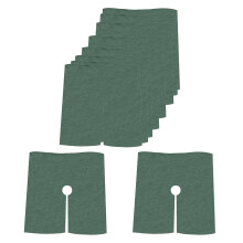 10 pieces of tree mulch, tree protection mat, fabric cover with hole, reusable square root protection, weed control fleece, side length 62cm