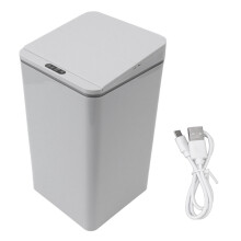 Multipurpose Use Automatic Trash Can With Quick Pop-Up Lid, Compact Size Touchless Mini Waste Bin Space-Saving Design, Durable Construction For Bedroo