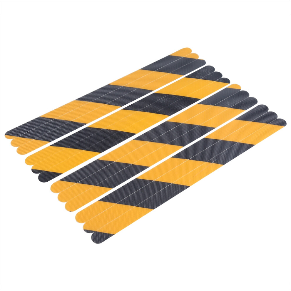 Non-Skid Stair Grips, Waterproof And Anti-Slip Concave Convex Surface Lines For Slip Reduction, Self-Adhesive For Easy Application