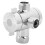 Multifunction G1/2 3-Way Bath Shower Diverter Valve Chrome 2