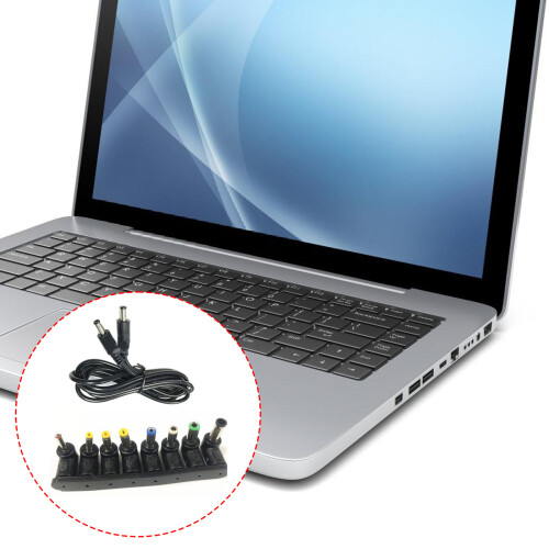 DC5V 5.5x2.1mm Power Cable with 8-Elbow 8 piece set US 1