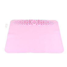 Silicone Craft Mat with Pigment Lattices Flameless LED Candles Non-Stick Silicone Pad for Art Resin Clay Projects Easy Clean Foldable Design