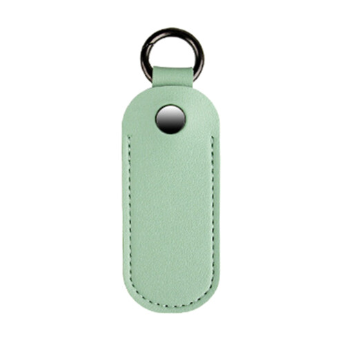 Étui de support de clé USB, housse de protection en-Lac vert