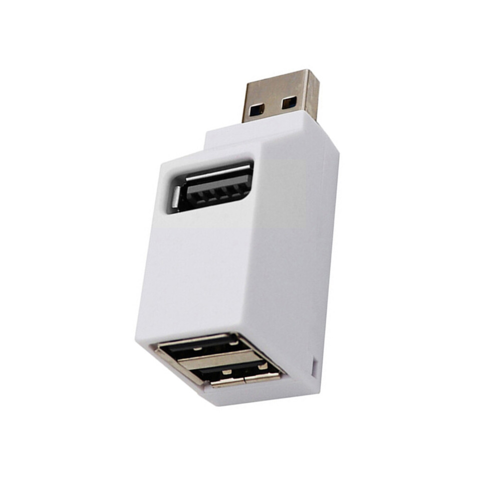 Multiple Port Usb2.0 Hubs 3 Port Splitter Adapter For- White 7732000454264