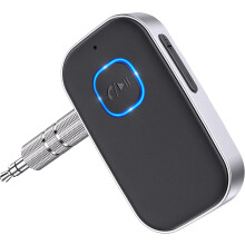 Receptor auxiliar Bluetooth cu design portabil, receptor audio wireless cu cadru metalic pentru difuzoare audio auto, căști cu fir, Bluetooth 5.0