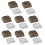 8PCS XDA Height Backlight Keycaps Durability for-Coffee color 1