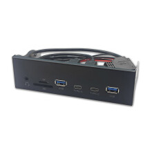 Panneau avant USB3.2 Gen1 de 5.25 pouces, avec transfert de