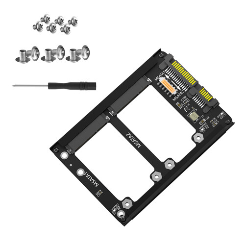 mSATA zu SATA3.0 Adapter Riser Sockelgehäuse mSATA SSDs Adapter
