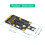 Mini M.2 Key B to PCIE Adapter for 3G/4G/5G Module with Double 3
