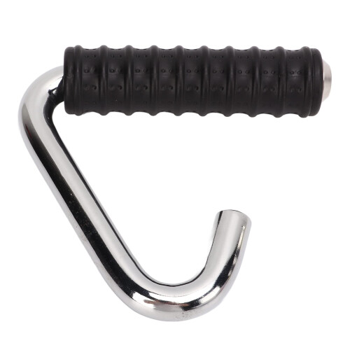 Gym Cable Handle with Rubber Grip, Universal CShaped Pull Up Bar Attachment for Versatile Workouts