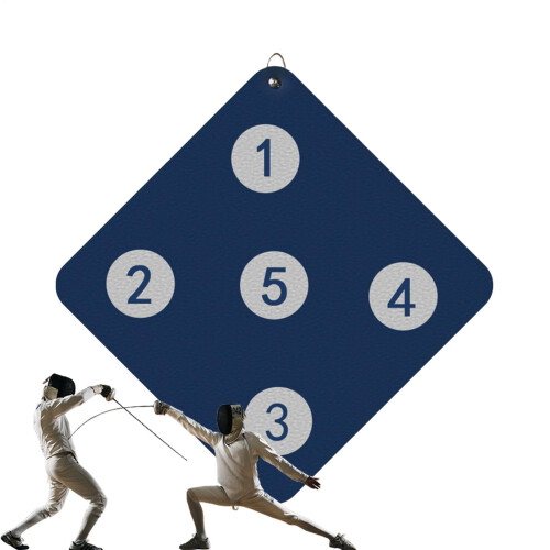 Fencing Target Exercise  Wall Mounted Target Training  Auxiliary Gears with Five BullsEye