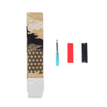 Fashionable Keyboard Strap Fabric Adhesive Lanyard-Crane Yellow