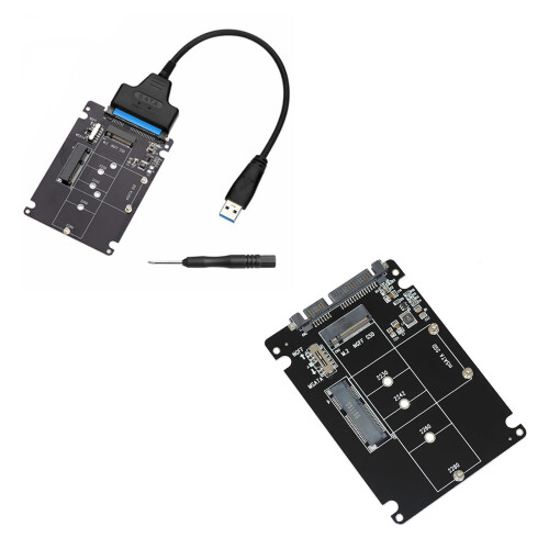 Highly Speed M.2NGFF mSATA SSDs To SATAAdapter Card-bare board 1